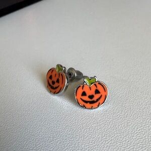 Pumpkin Halloween Earrings
